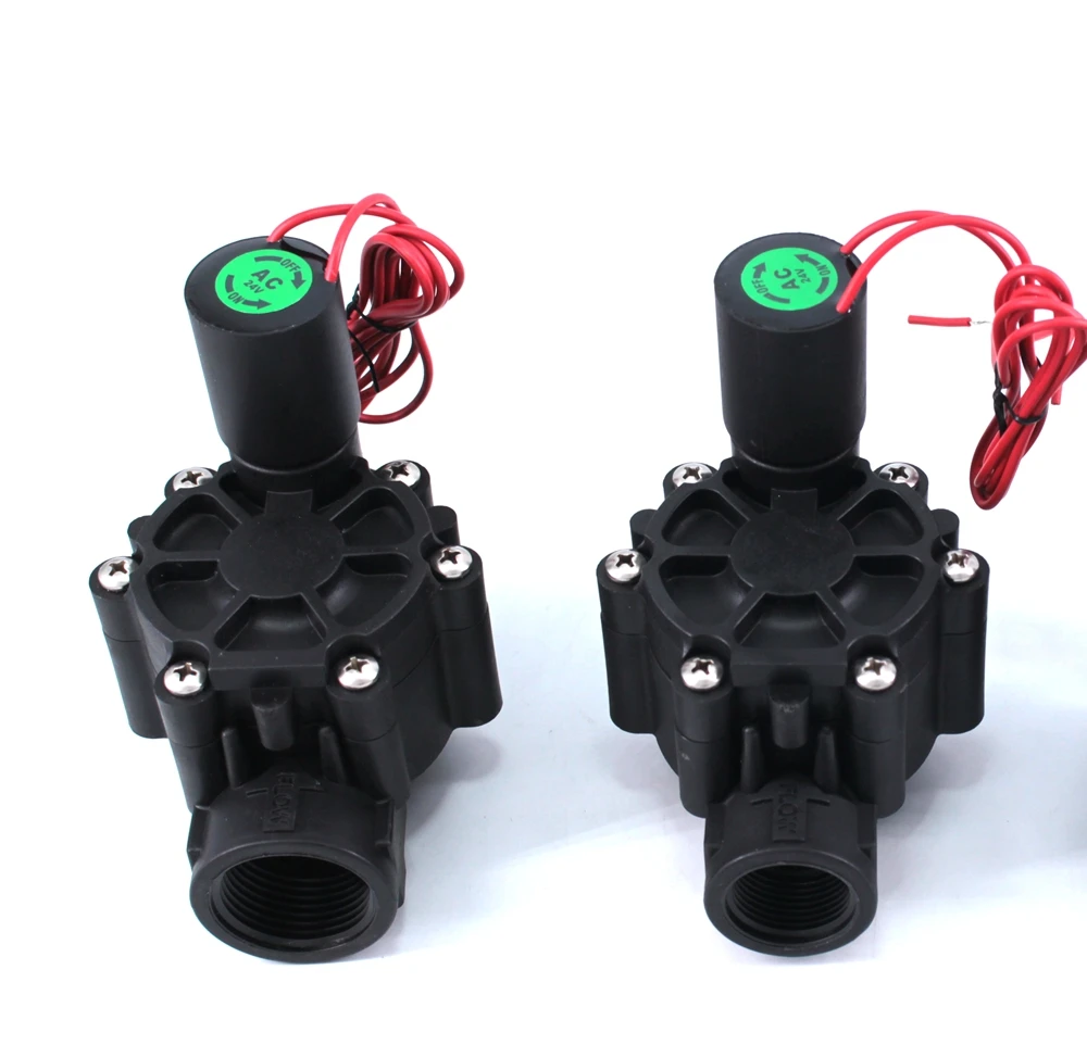 100DB - 1 in. DB Series Inline Plastic Residential Irrigation Valve - NPT Threads