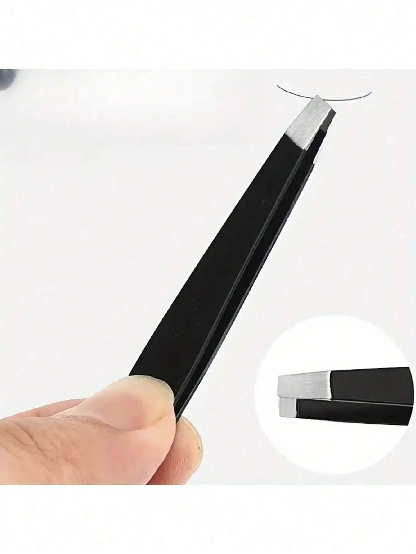 4-teiliges Pinzetten-Set, professionelle Pinzetten aus Edelstahl für Augenbrauen, tolle Präzision für Gesichtshaare, Splitter, eingewachsene Haare