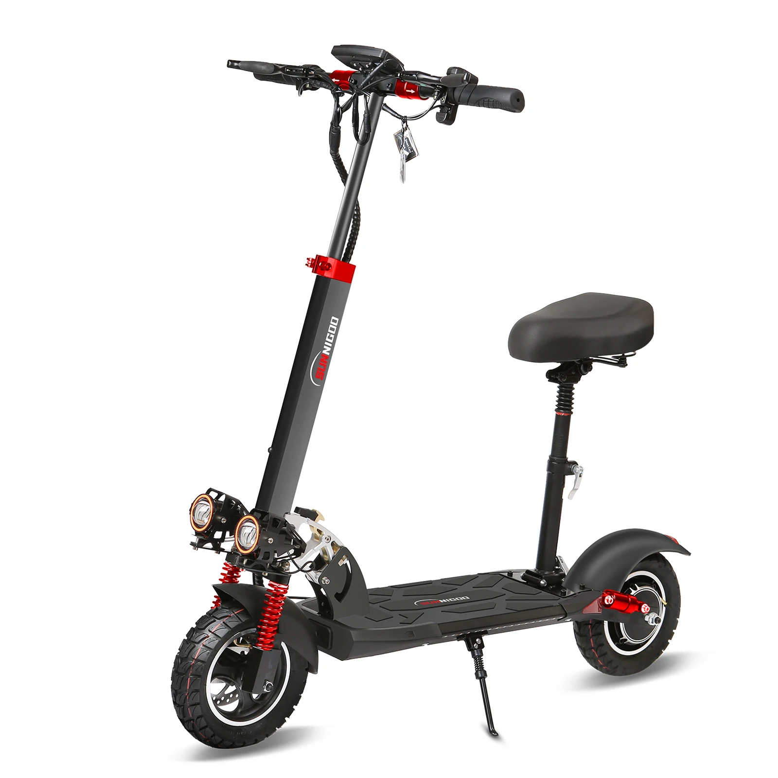 Volwassen EScooters 800W 48V15AH 55Km bereik Vouw Stedelijke Sport Commuter Elektrische Scooter Volwassen Sportband 10 inch Off Road Band