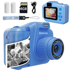 Children‘s Instant Printing Camera Kid Selfie Camera 10x Digital Zoom Kids Digital Photo Camera Video Boy's Birthday Gift