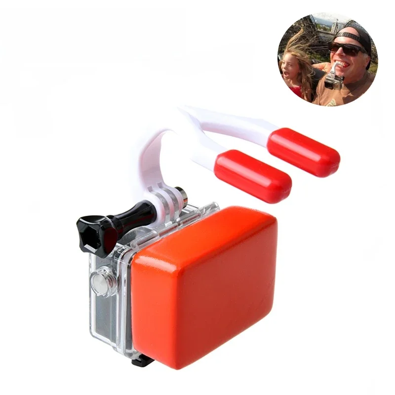 Zestaw surfingowy Dummy Bite Mouth Tooth Mount Surf dla GO PRO 13 12 Akcesoria DJI OSMO Action 4 5pro Kamera Insta360 X4 Ace-Pro 2 — zdjęcie 2