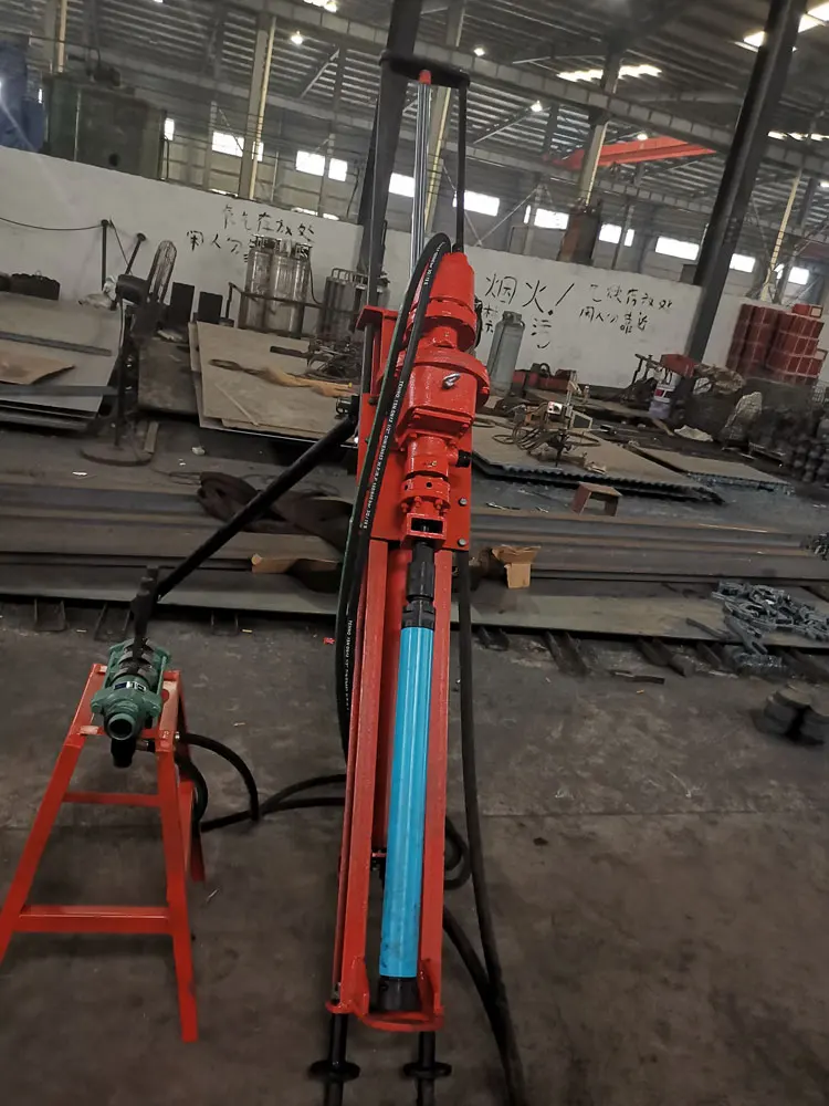 KQD120 Portable Small Borehole Geological Rock Core Portable Dth Pneumatic ROCK Rotary Drilling Rig