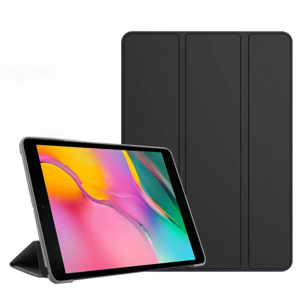 Para Samsung Tab A 2019 10.1 ''T510 T515 Caso PU Suporte de couro Tablet Capa Protetora para Samsung