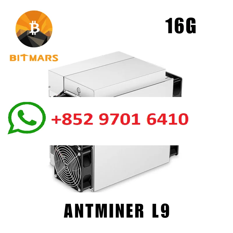 Bitmain Antminer L9 16Gh 17.6Gh 3260W LTC Miner Dogecoin Mining Machine Asic Crypto Hardware