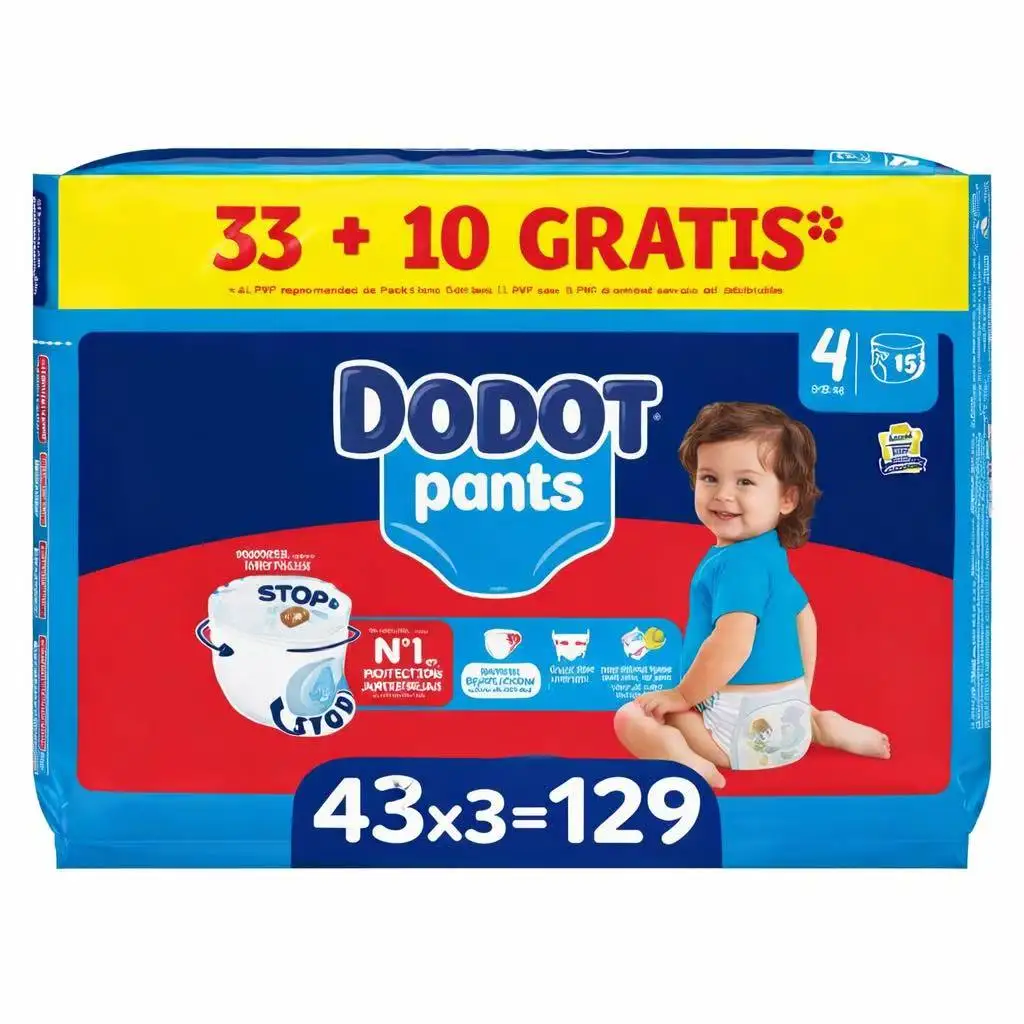Dodot Bebé Pants Pañales Talla 4