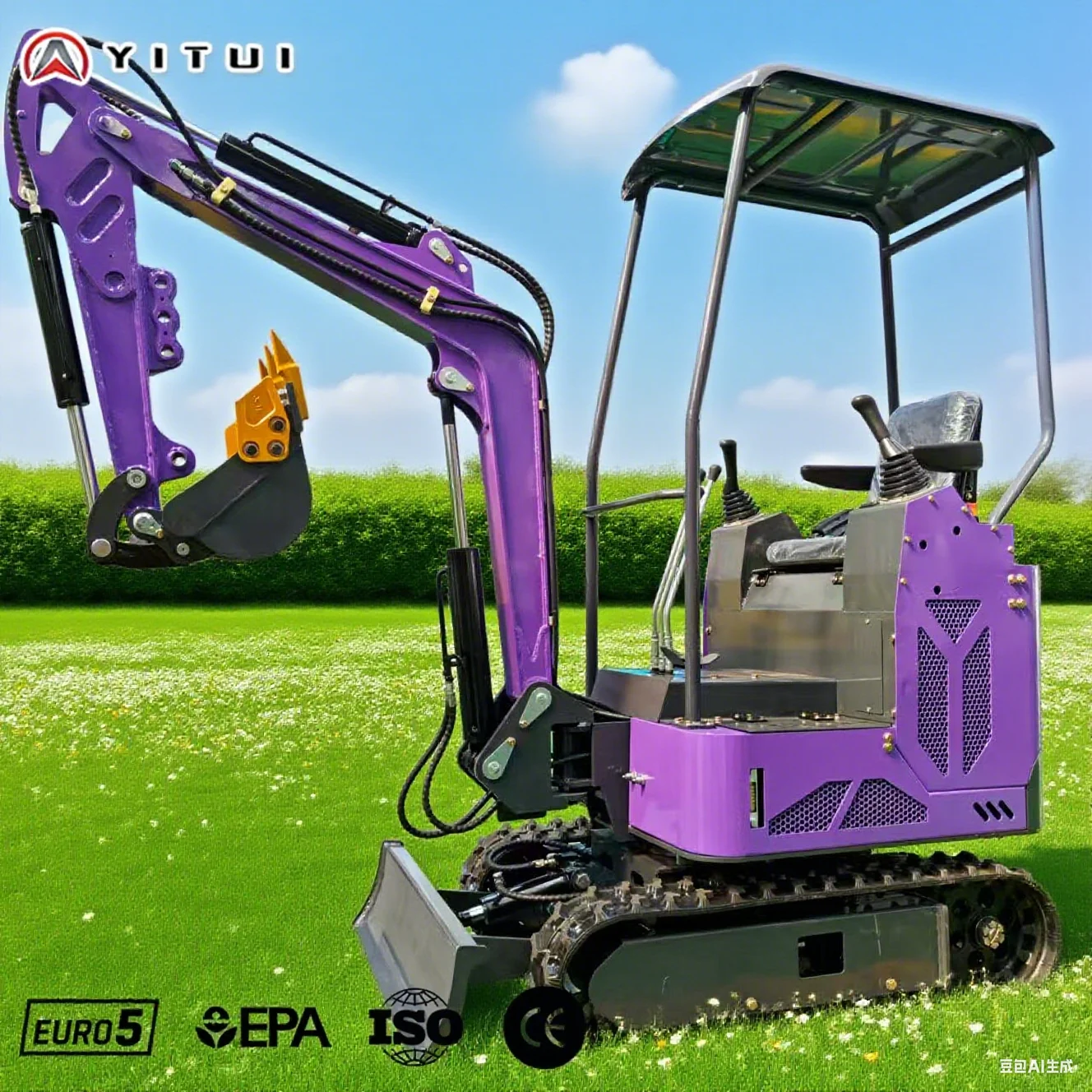 

Fast delivery 1.2 Ton Mini Excavator For Sale EURO Certification Hydraulic Crawler Factory Small Digger customized excavators