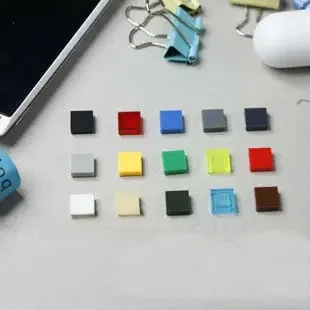 3070b 200 pièces * carrelage plat 1x1 * briques de bloc d'éclairage à monter soi-même, compatibles avec Lego assemble des particules