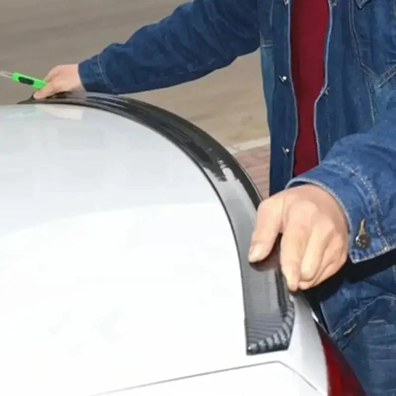 Spoilers universels en fibre de carbone 5D, style de voiture, bricolage, remise en état, toutes les voitures, 1.5m