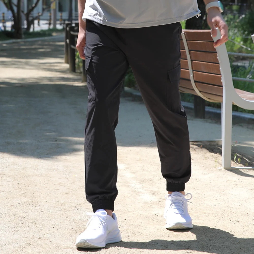 Men's Nylon Cargo Jogger Pants (Xs42Lp043M)