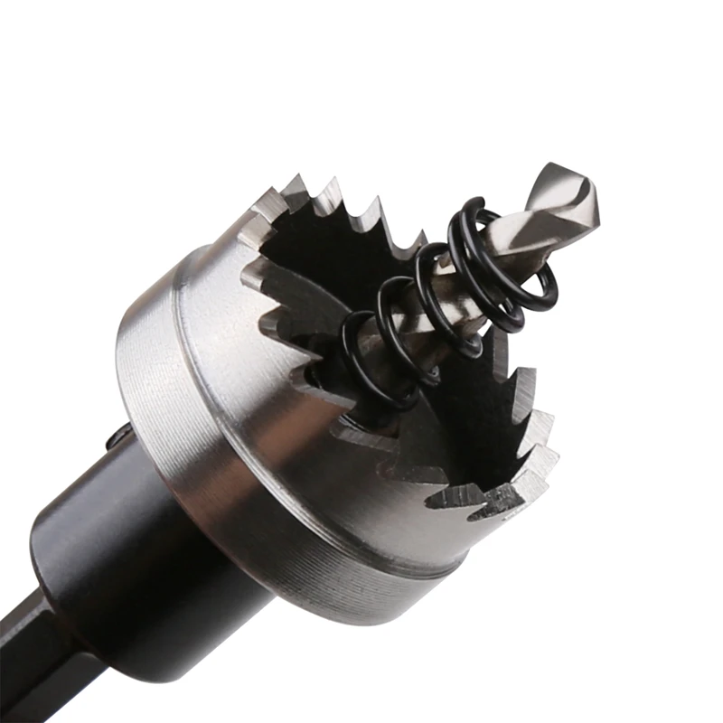 12-60mm HSS-4341 Lochsäge mit Sechskantschaft, Hochgeschwindigkeitsstahl-Bohrerset für dünnes Metall, Edelstahl, Kunststoff, PVC – Detail 11
