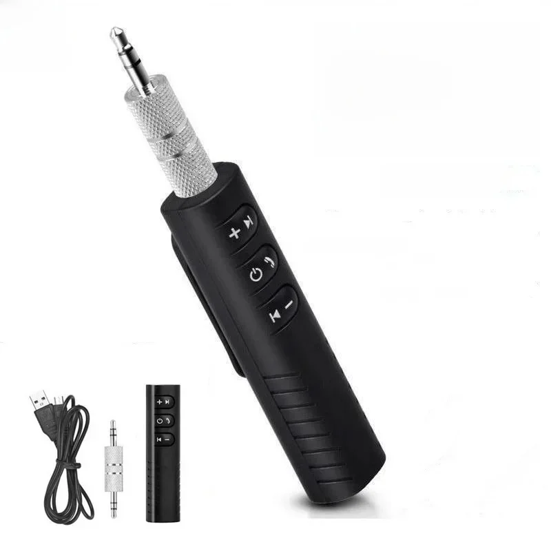 Adaptateur récepteur Bluetooth 5.0 sans fil, prise jack 3.5mm pour musique audio de voiture, récepteur de téléphone mains libres pour sauna m.com x A2dp