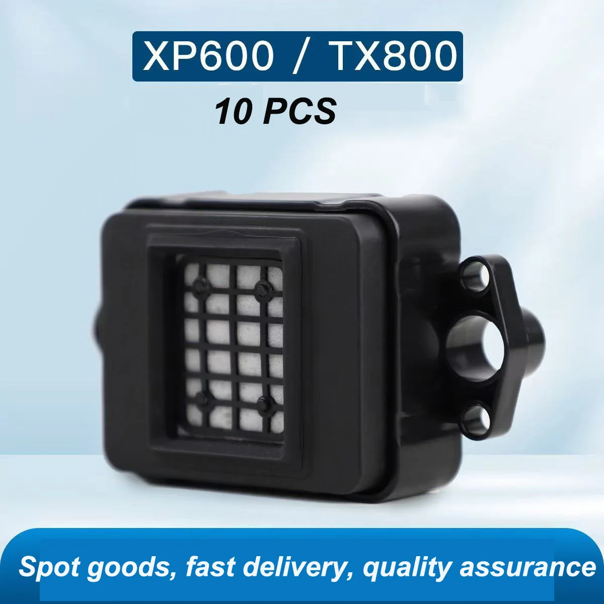 

10PCS Solvent UV printer capping top for Epson XP600 TX800 DX8 DX9 DX6 print head FA09050 F192040 printhead plotter cap station