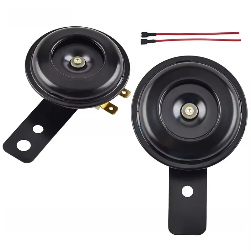 AliExpress ZJPSNZ Horn 6V 12V 24V 36V 48V 60V 72V Scooter EBike Motorcycle Electric Horn Kits 105db 110db Waterproof Round Super Loud Horn Speaker