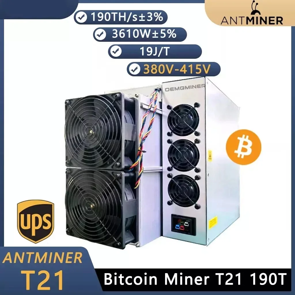 

best sales Antminer T21 190T 3610W Algorithm SHA-256 Bitmain mining BTC Bitcoin Miner