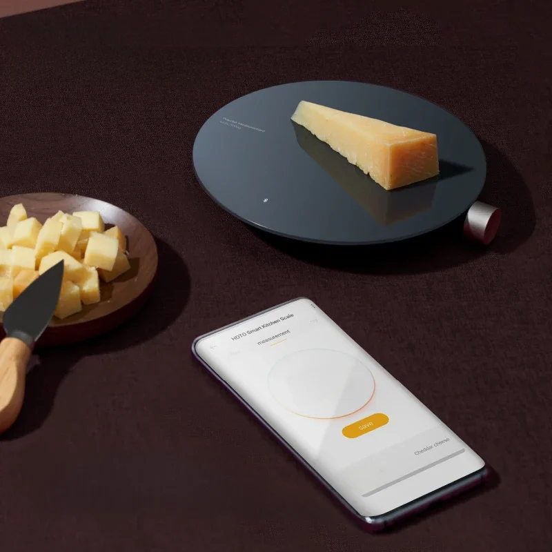Balança de Cozinha Digital HOTO com LED, Balança Mecânica, Ferramenta de Medição Eletrônica de Café,
