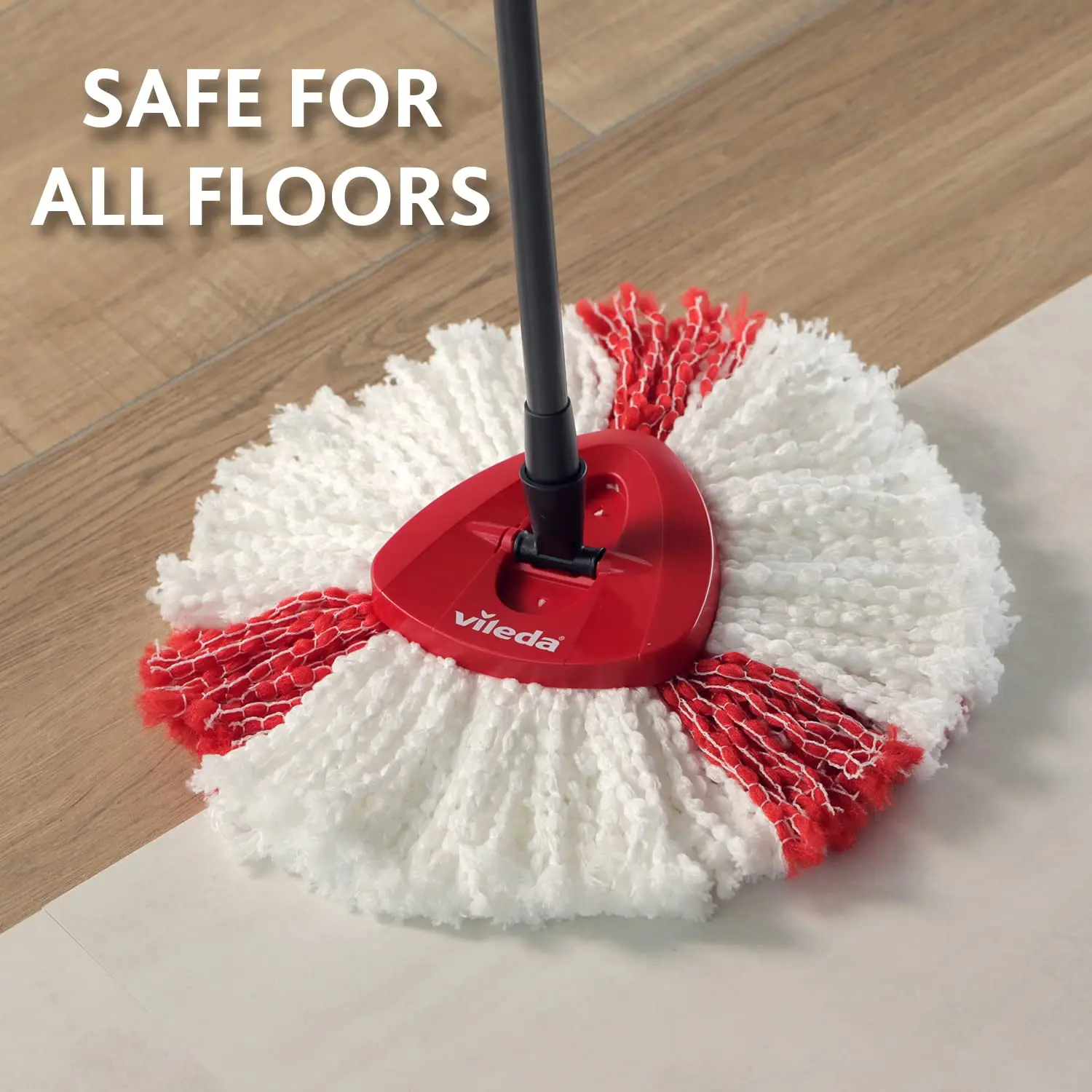 Vileda Turbo 1 Of the Occasional Replacement Mop Triangle Hood Soft Microfiber 1 PCs.