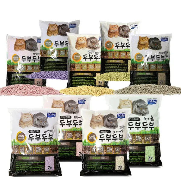 Tofutofu-القط القمامة ممتاز ، القط القمامة ، 7L x 6ea