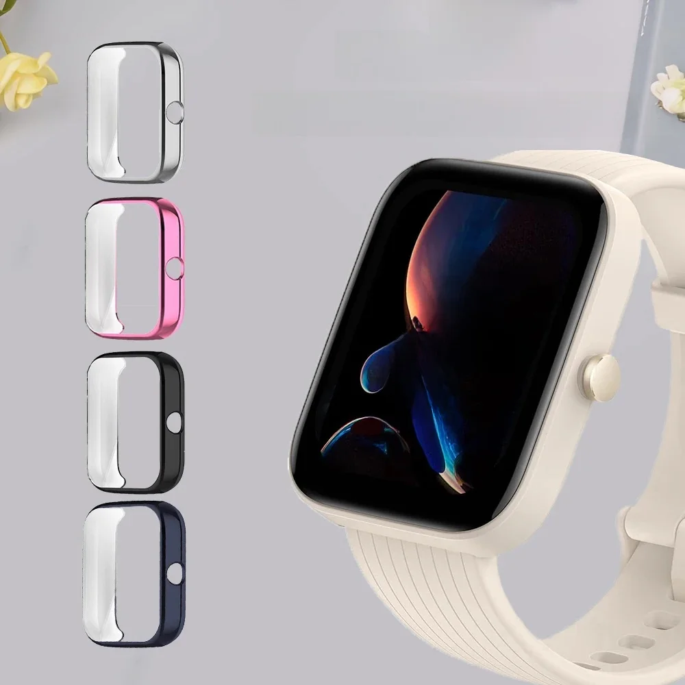 Housse de Protection en TPU pour montre intelligente Amazfit Bip 3, étui de Protection d'écran pour Huami Amazfit Bip3 Pro, accessoires, coque de Protection