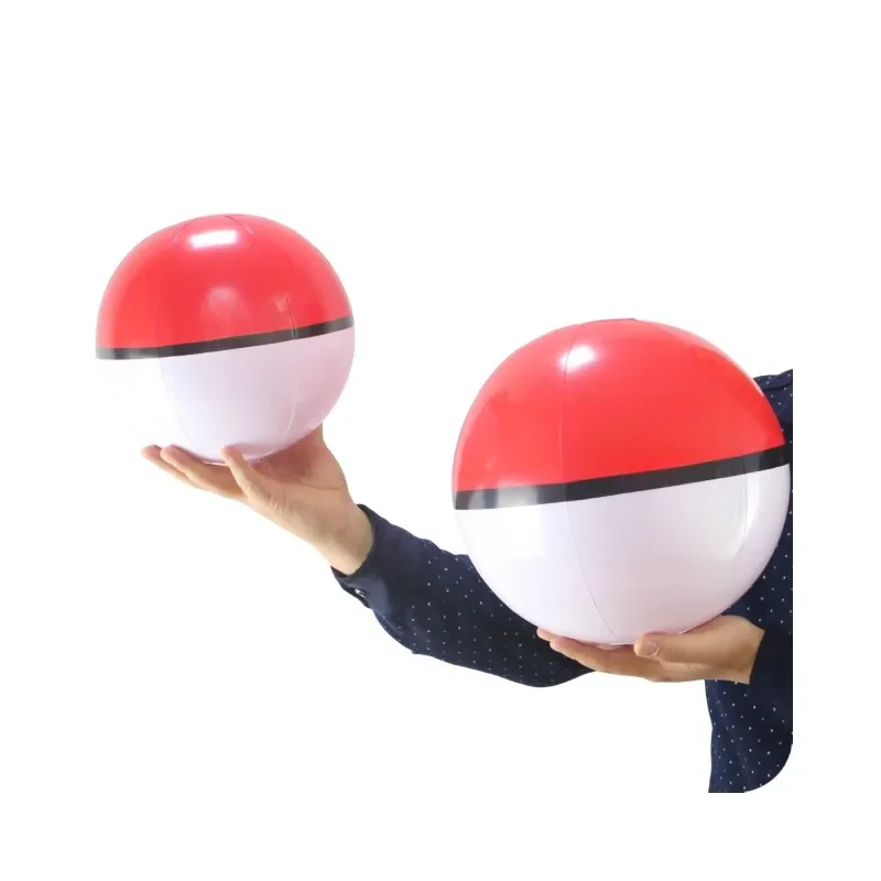 Ballon de plage gonflable en PVC Pokemon, volley-ball coule parent-enfant, elfe, jouet pour enfants, cadeaux de mouvement élastique, 16