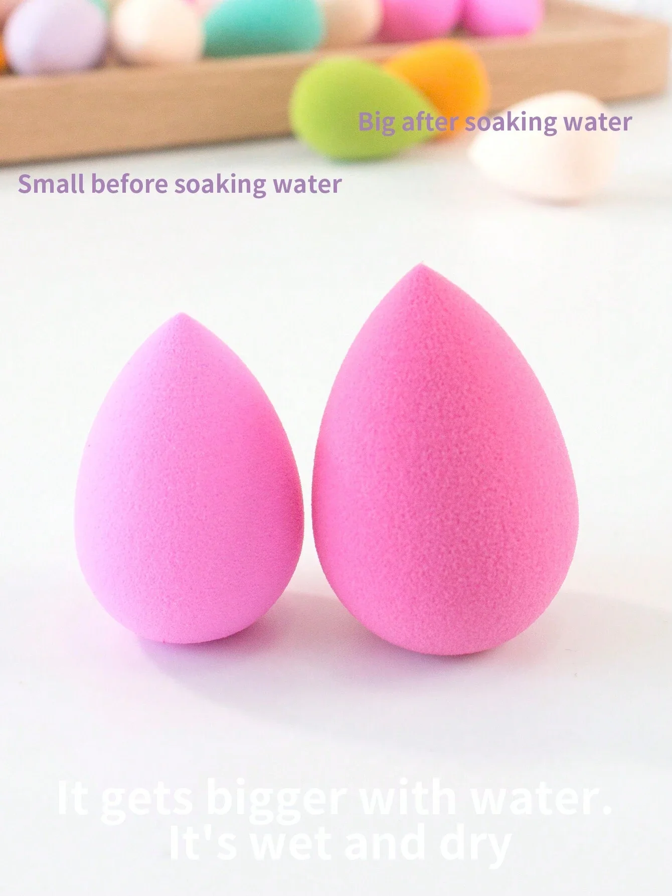 50pcs Mini Makeup Sponge Set With Random Colors And Shapes, Beauty Blender For Blending Foundation, Cream, And Powder