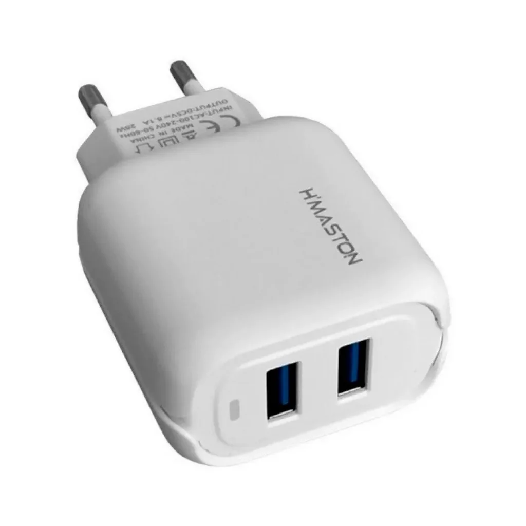 Carregador Fonte Tomada Super Load, 4,1A, 4.8A, 2USB, Telemóvel