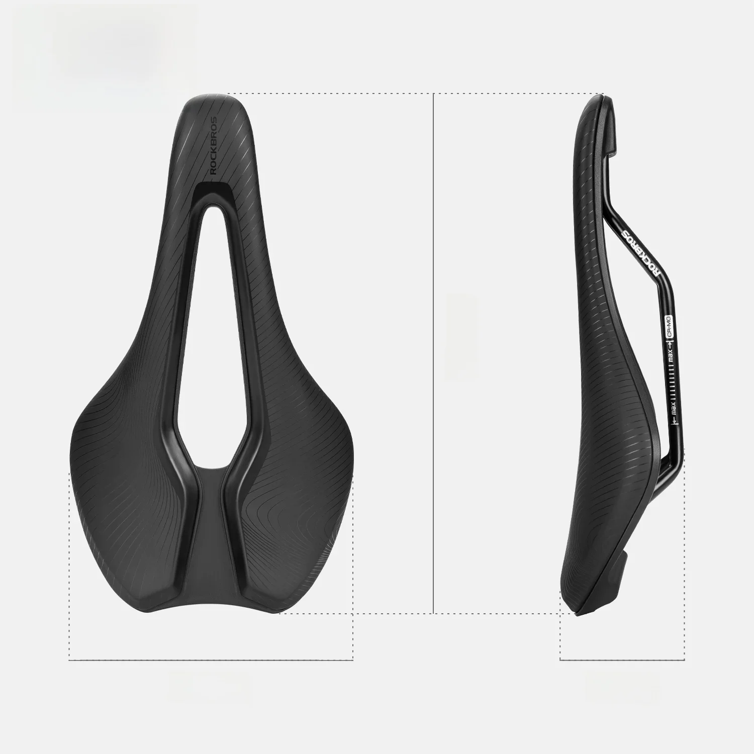 AliExpress ROCKBROS Bicycle Saddle Seat Lightweight Waterproof PVC Sponge Cushion Hollow Saddle With Rear Light MTB Road Bike Accessories