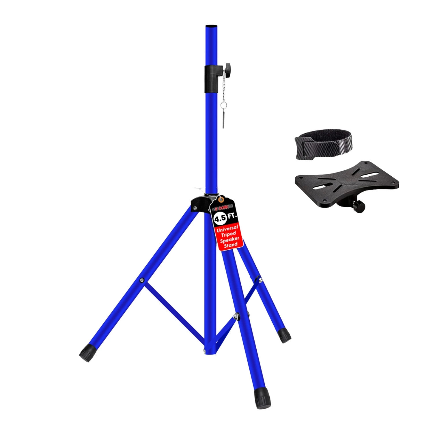 حامل مكبر صوت 5 أساسي قابل للتعديل من 31 إلى 54 بوصة PA DJ حامل ثلاثي القوائم عالي التحمل مع إدراج 35 مم 132 رطلاً