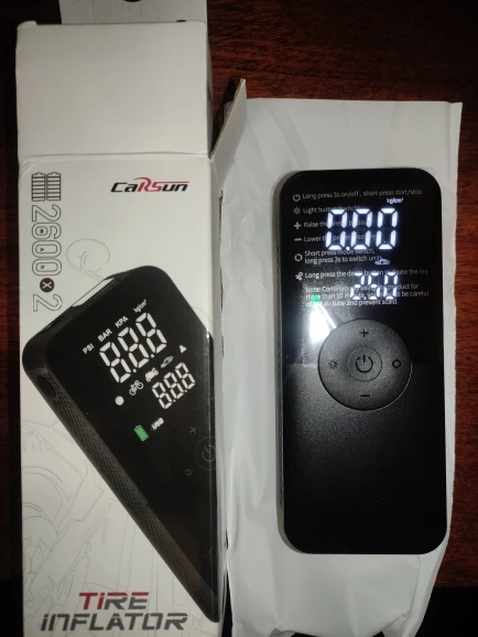 VanVolt AirGo™ Cordless Digital Tyre Inflator - Portable 150 PSI Air Pump photo review