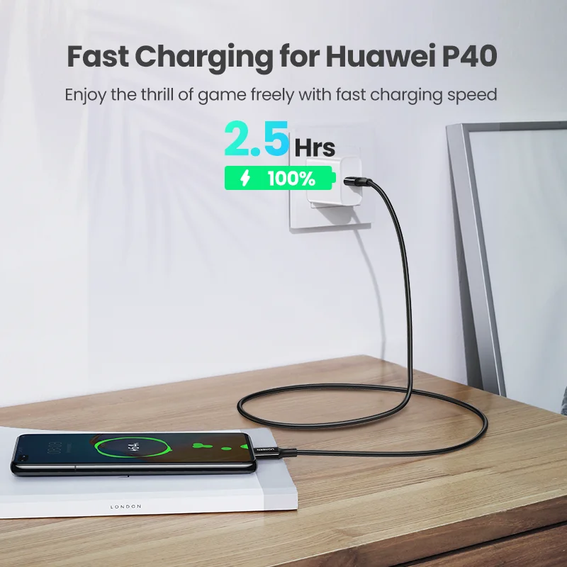 【Special Offer】UGREEN 100W USB C to USB Type C Cable for Macbook Samsung Xiaomi 1.5m 100W 5A E-Marker Chip Fast USB Type C Cable