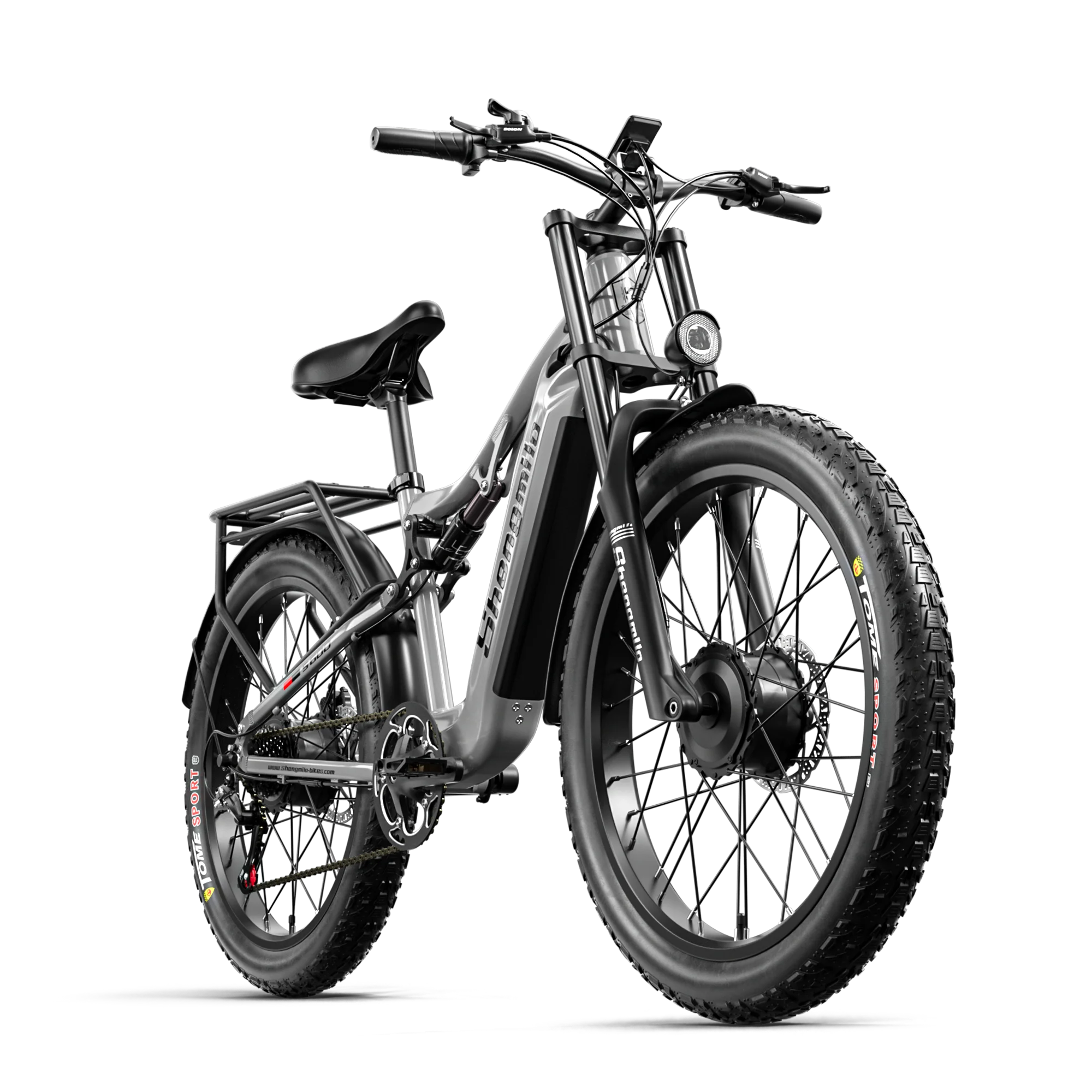 AliExpress Shengmilo S600 Adult Electric Bike 2000W Dual Motor Electric Mountain Bike 48V17.5AH ebike 26 In Fat Tires All-Terrain E Bicycle