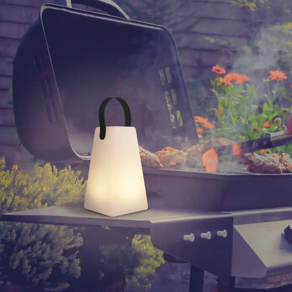 Outdoor Camping Light Waterproof Cordless Table Lamp Smart Remote Control RGB USB Charging Portable Lamp Room Decoration