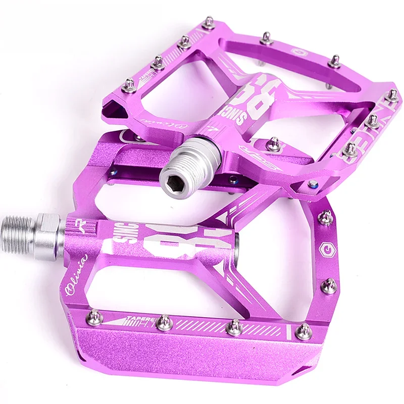 AliExpress NANLIO Hot Sale Full CNC Bicycle Pedals MTB Bike Mountain bike pedal L7U Material +DU Bearing Aluminum