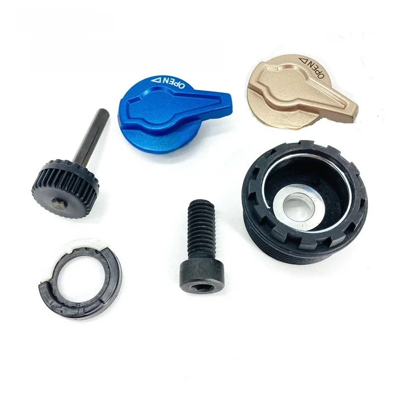 Pour SR SUNTOUR XCR 32 fourche avant vitesse levier de verrouillage couvercle de verrouillage embout boulon de fixation tige d'amortissement cartouche serrure capuchon supérieur assemblée