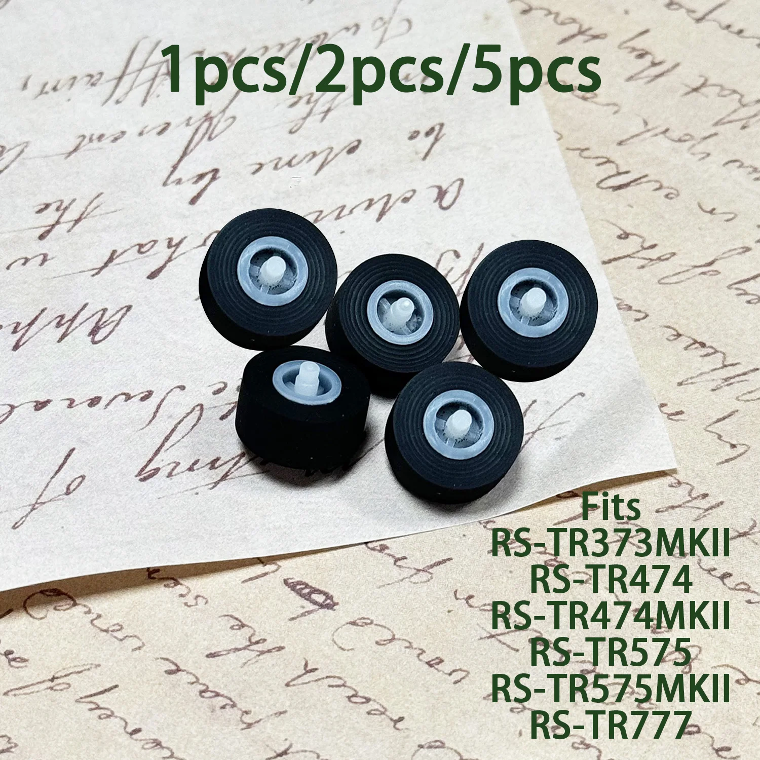Pinch Roller Tires Axis Fits Technics Panasonic RS-TR373MKII RS-TR474 RS-TR474MKII RS-TR575 RS-TR575MKII RS-TR777 13*6*2mm