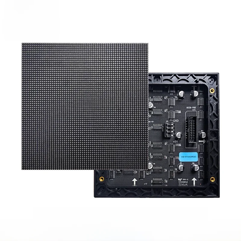 2mm raster SMD1515 64x64 pikseli RGB pełnokolorowy kryty panel LED matryca P2 LED ekran reklamowy kompatybilny z PIN2DMD — zdjęcie produktu 7