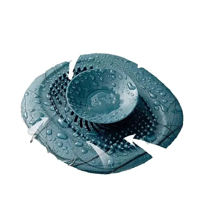 Upgrade Silicone Sink Strainer Anti-Blocking Bathroom Floor Drain Hair Catcher Shower Filter Drain Cover Stopper for Kitchen Bathtub