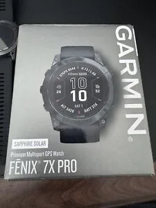 New Sales Garmin Fenix ​​7X Pro Unisex Smartwatch with Solar Sapphire and GPS