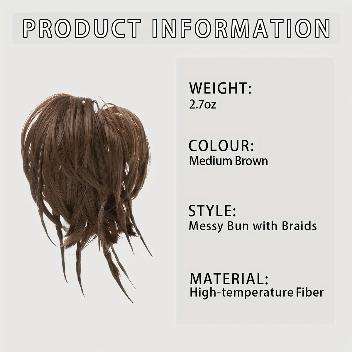 Cabelo desgrenhado bagunçado coque de borracha scrunchie sintético ondulado extensões de coque elástico chignon instantâneo rabo de cavalo updo para mulher