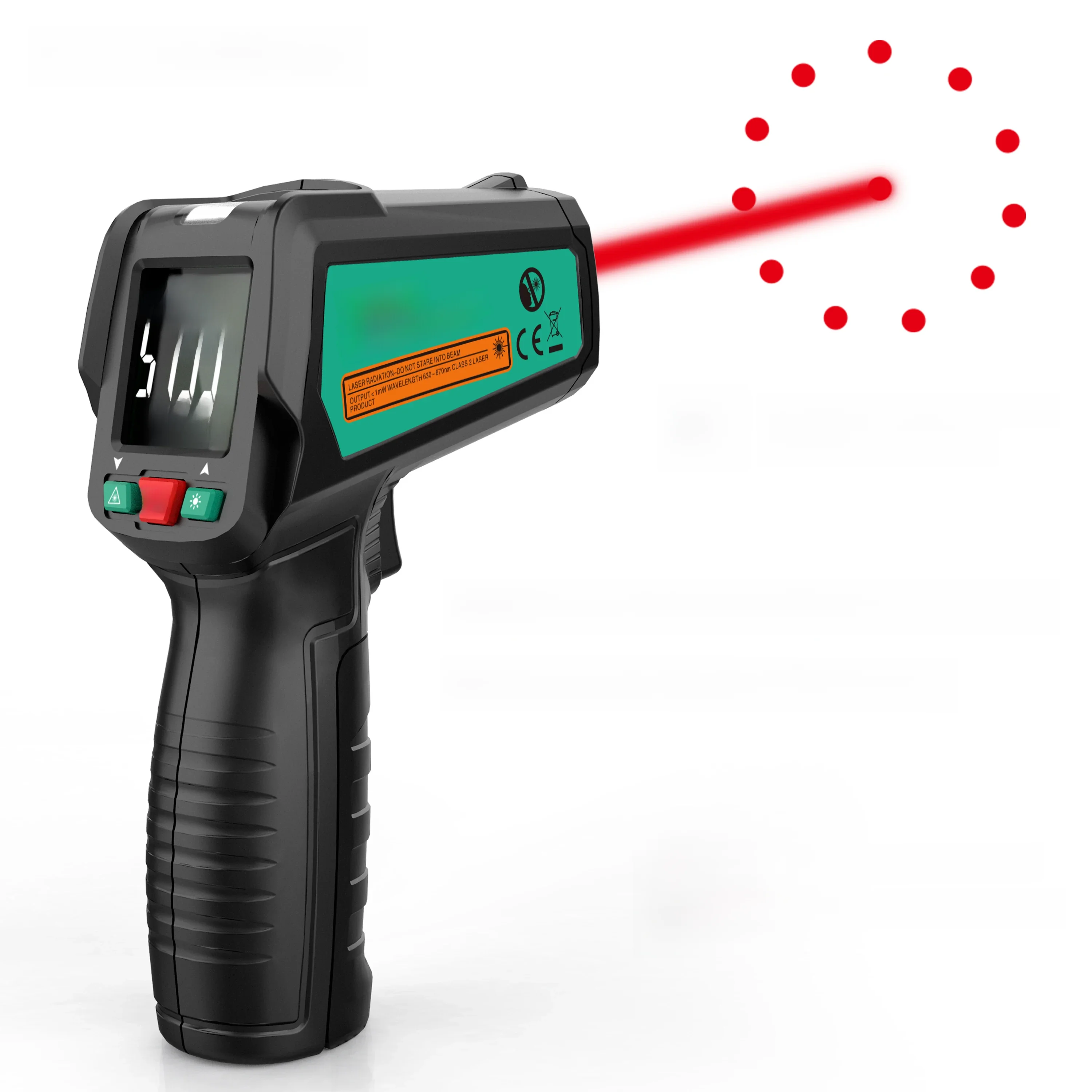 Mastfuyi fy580s digitales infrarot thermometer temperatur sensor tester gun-50 °c ~ 580 ℃ 13 punkt