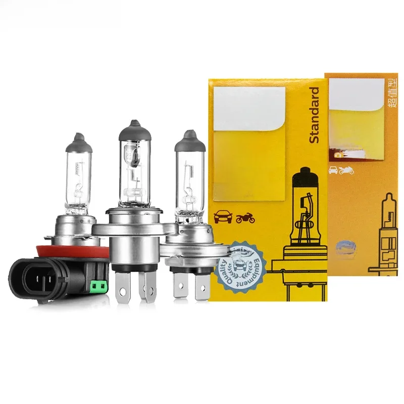 Philips Vision H4 H7 H11 HB3 HB4 Original Car Halogen Headlight H8 H9 9005 9006 3200K Auto Standard Replace Bulb Fog Lamp, 1x