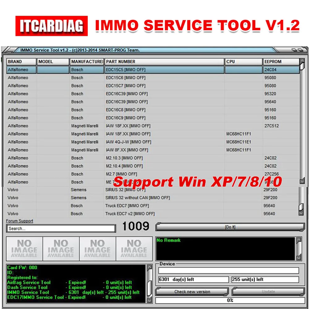 Newest EDC IMMO SERVICE TOOL V1.2 Car Repair Software PIN CODE Immo Off CALCULATOR BSI VDO DASHBOARD 2017 For Audi BMW Fiat