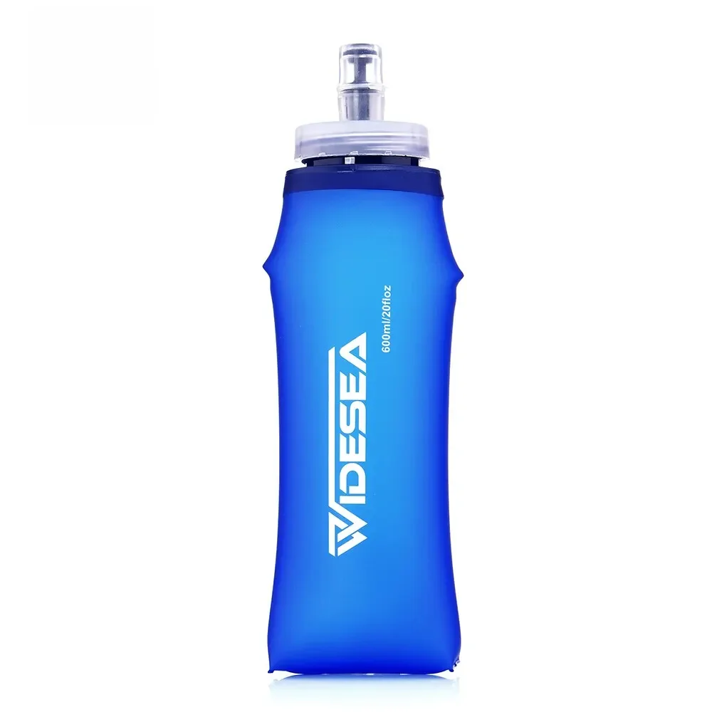 AliExpress widesea Widesea Camping 600ml Soft Water Bottle Drinking Sport Folding Bag Flask Outdoor Running Hydration Pack Waist Bicycle BPA Free