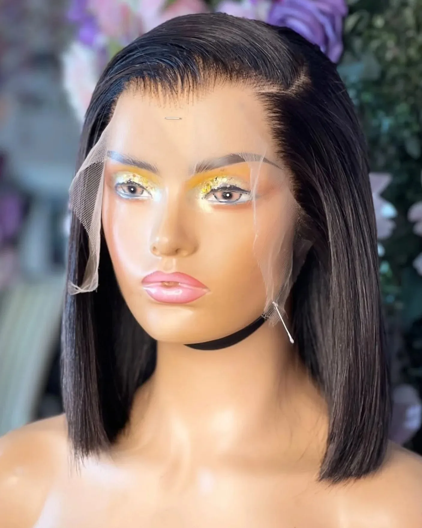 

Mossily 14 16 Inch Bob Straight Lace Front Wigs Human Hair 13x6 HD Lace Front Wig 6x6 Glueless Wig Brazilian Virgin Hair Remy