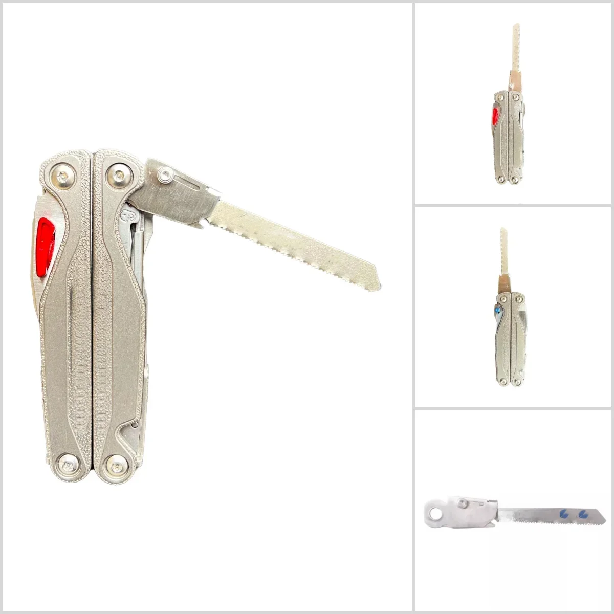 1 zestaw adaptera ostrza z chwytem T ze stali nierdzewnej z uchwytem na kciuk do Leatherman Charge TTI Wave Signal Akcesoria do majsterkowania — 2