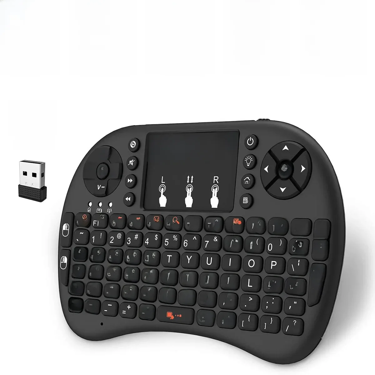 Rii i8+ Mini Bezprzewodowa Klawiatura 2.4GHz z TouchPadem do Android TV Box, PC, Laptopa, Smart TV, HTPC — zdjęcie produktu 7