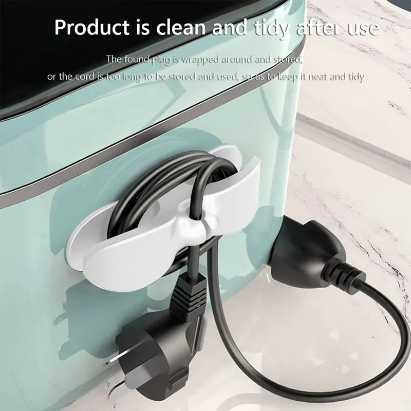 Cord Organizer for Appliances Upgraded Kitchen Cord Winder Cable Management Wrapper Holder Set Air Fryer Coffee Maker Wire Fixer