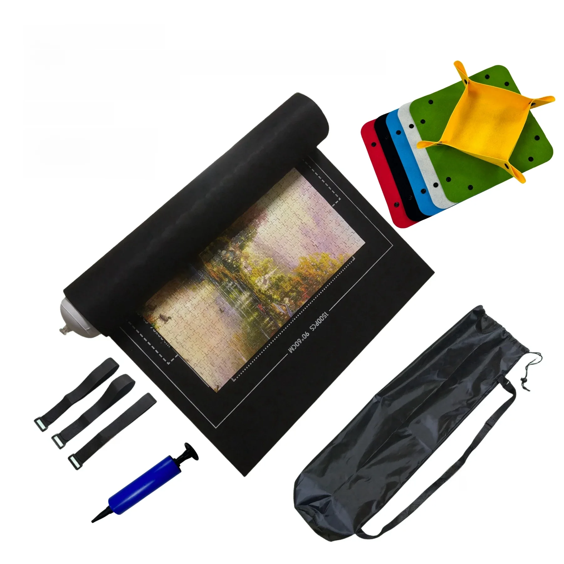 MaxRenard-Polymères et Plaques pour Puzzle, Grands Tapis de Table Portables, Gardien de Puzzle, jusqu'à 1500, 1000, 500 Pièces