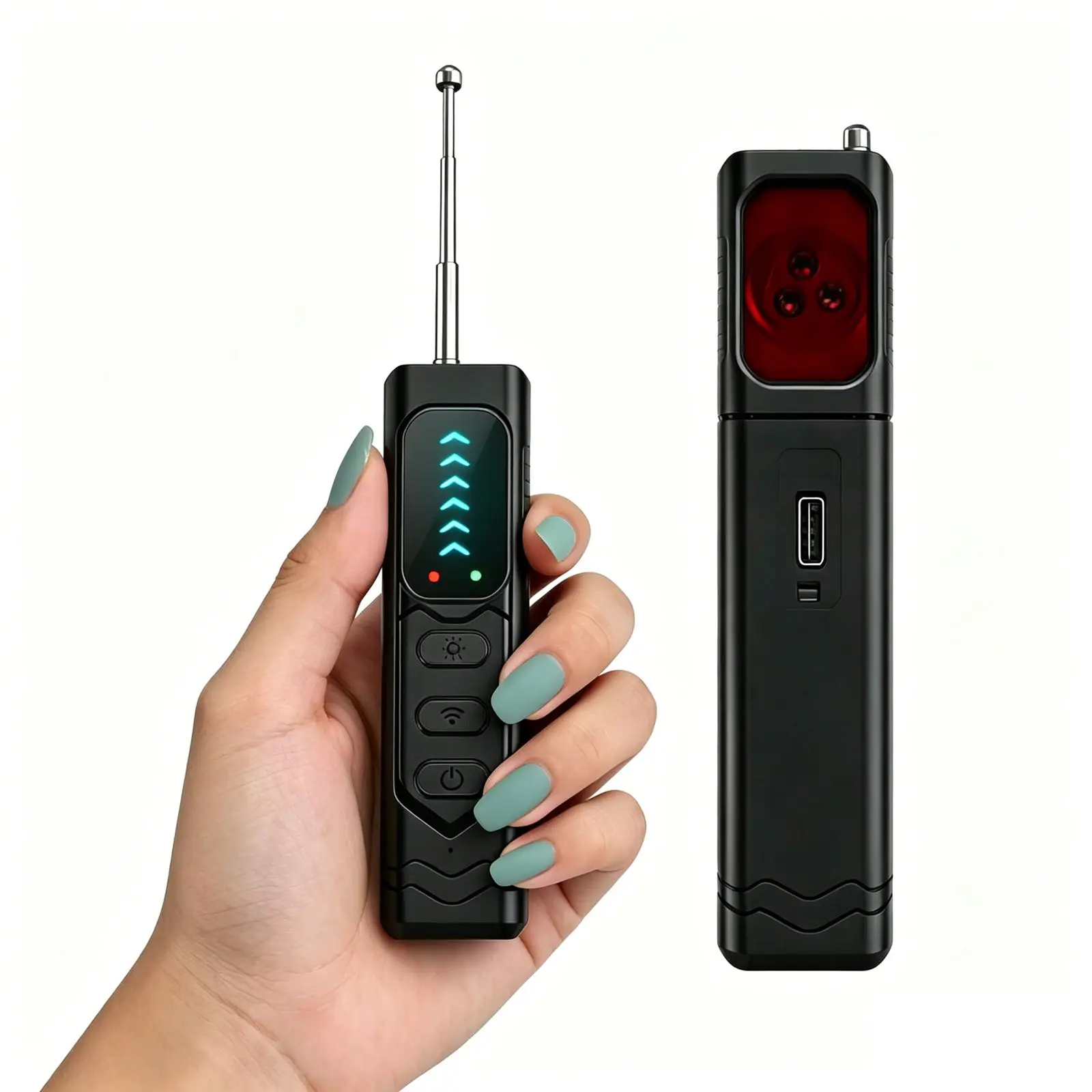 BB6 2-in-1 Hidden Camera & GPS Detector – RF Signal Scanner for Privacy Protection, No Monthly Fee Portable Spy Camera Detector