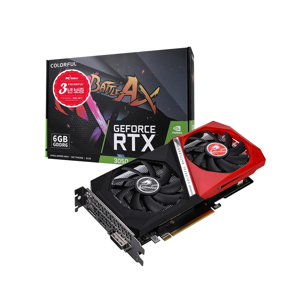 COLORFUL GeForce RTX 3050 TomaHawke DUO D6 6GB