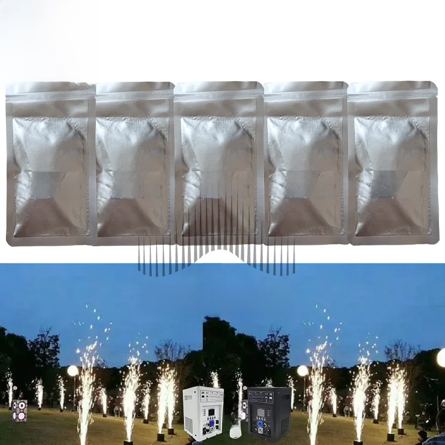 Poudre de Ti Weikass pour machine à effets de scène à étincelles froides, consommables métalliques DMX, MSDS 200g/sac, DJ, fête, mariage, bar